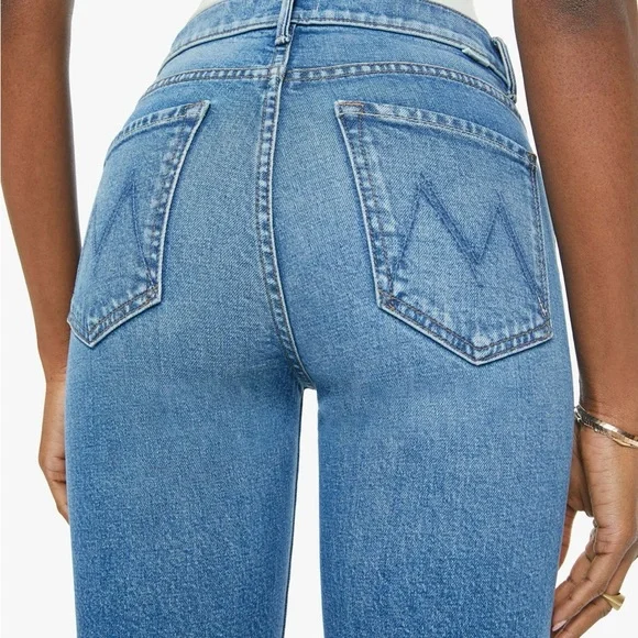 NWT MOTHER The Kick it in Tequila Sunrise sz27 - Picture 4 of 7